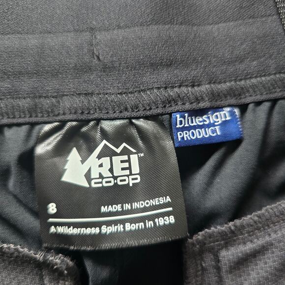 *NWOT REI Co-op Womens Sahara Bermuda Shorts Black Sz 8 Hiking Outdoor Gorpcore - Picture 4 of 9